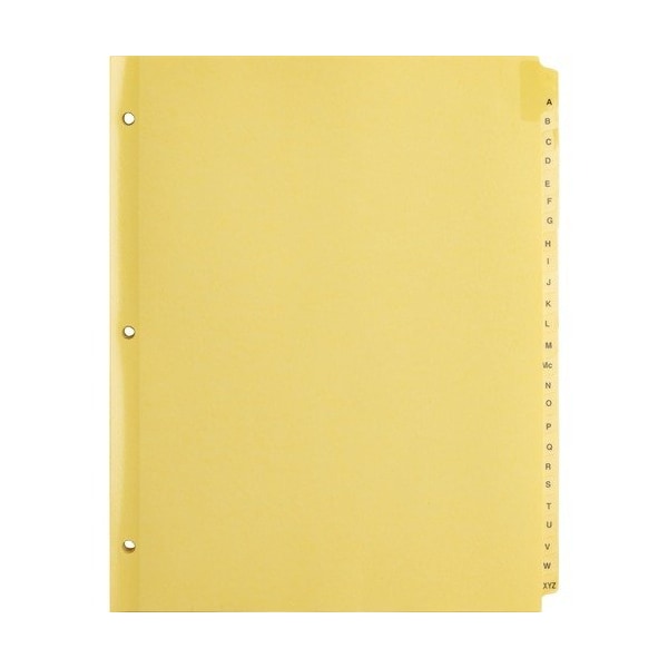 Business Source DIVIDER, INDEX, CLRTAB, A-Z BSN01806 - main